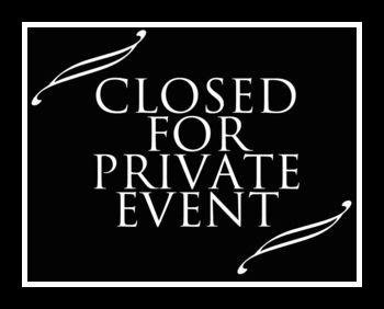 Private Event Closed